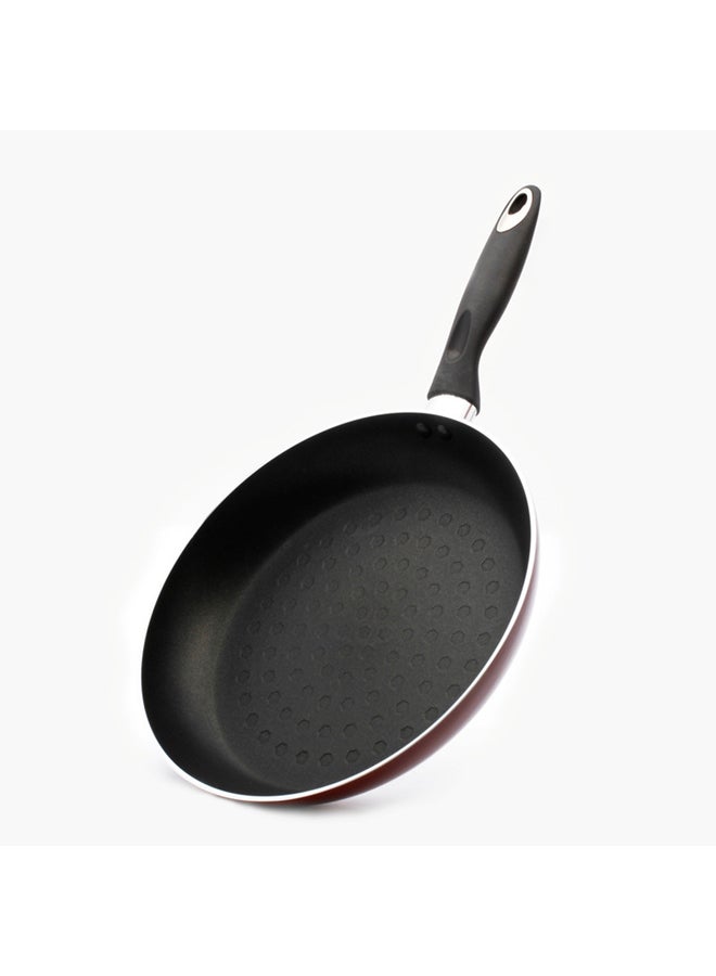 Aluminium Frying Pan Red/Silver/Black 26cm