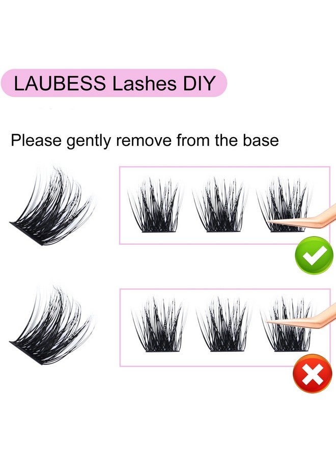 Lash Clusters 916Mm 72Pcs Individual Lashes D Curl Cluster Lashes Mixed Length Eyelash Clusters Diy Lash Extension Kit Cluster Eyelash Extensions (030.07D 916Mm)