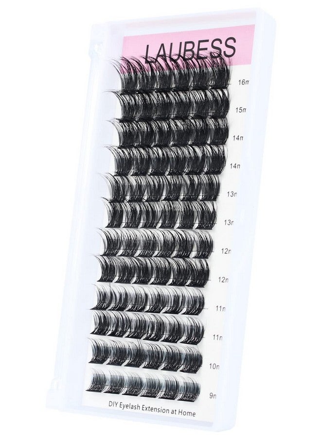 Lash Clusters 916Mm 72Pcs Individual Lashes D Curl Cluster Lashes Mixed Length Eyelash Clusters Diy Lash Extension Kit Cluster Eyelash Extensions (030.07D 916Mm)