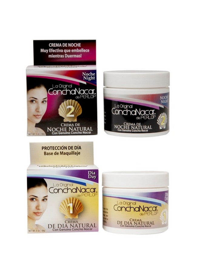 Face Cream Combo 12 Day Cream 2Oz Night Cream 2Oz Crema De Dia Crema De Noche Para Piel Manchas En Cara