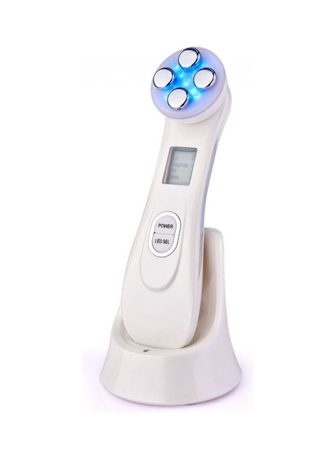 Facial Radio Frequency Massager White 5 × 15 × 8.5cm