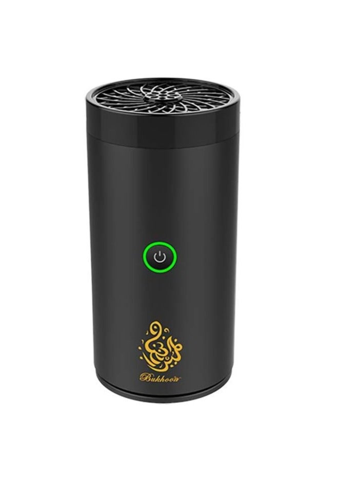 Car Bukhoor USB Type C Power Bakhoor Rechargeable Electric Mini Portable Incense Burner Black For Car Home USB Rechargeable