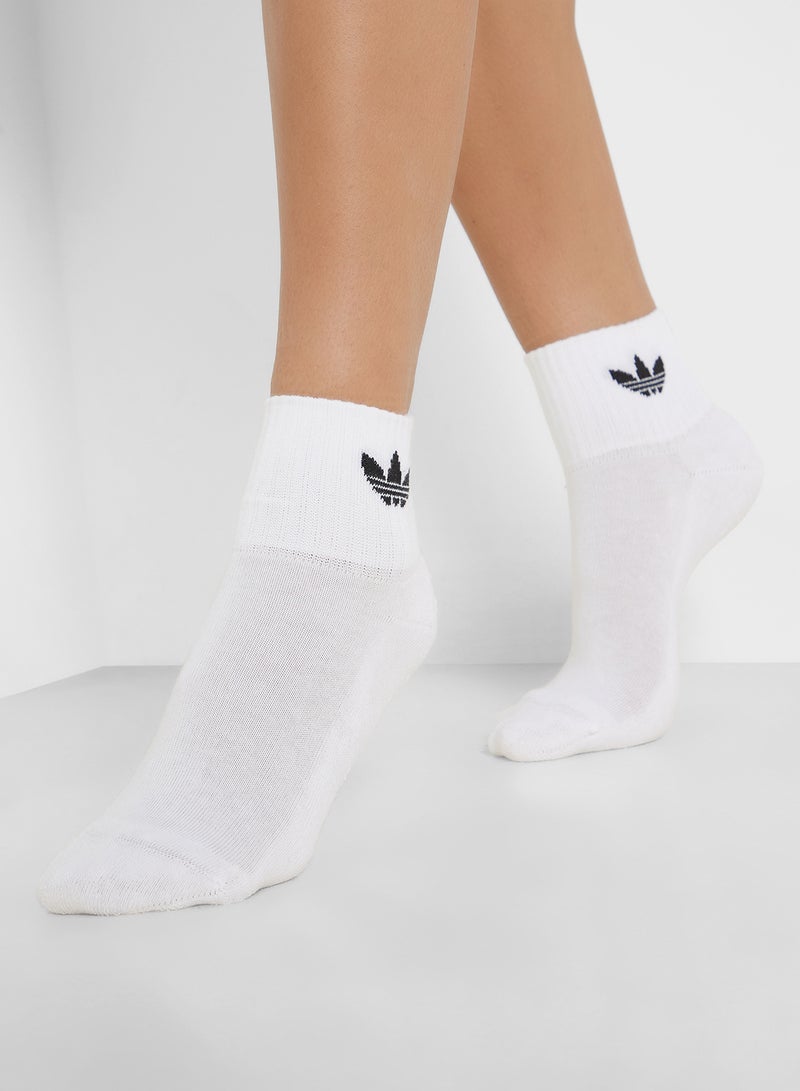 6 Pack Mid Ankle Socks