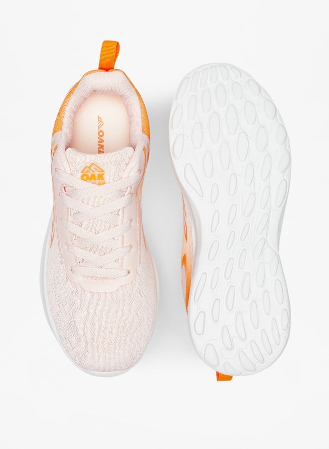 Ombre Lace-Up Sports Shoes