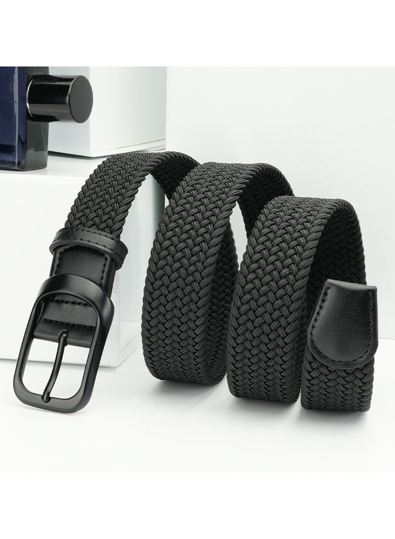 Woven Elastic Braided Web Belt,Stretch Belt for Men/Women/Junior