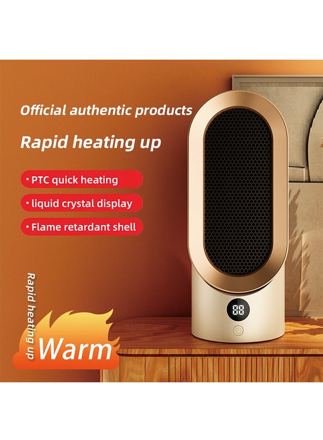 Desktop Ceramic PTC Heater – 800W Home Foot Warmer with Intelligent Constant Heating