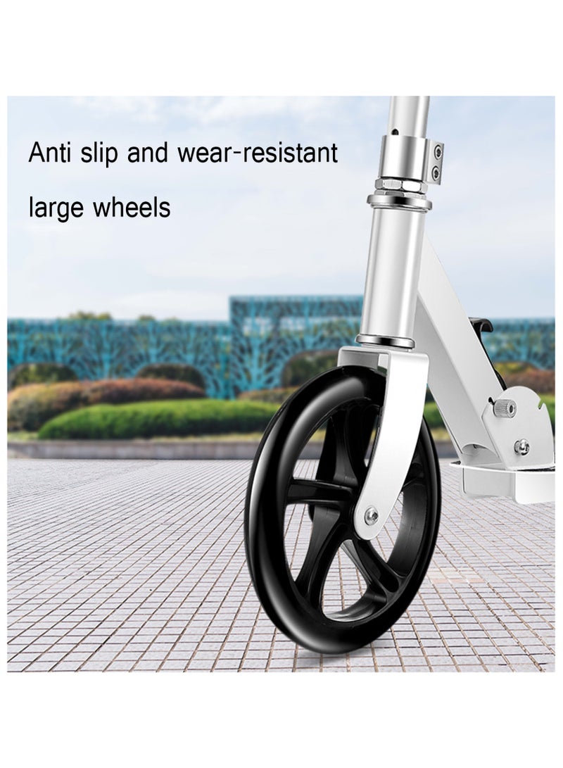 Kick Scooter for Ages 6+,Kid,Teens & Adults. Max Load 150kg 16cm Big Wheels for Kids, Teen and Adults, 3 Adjustable Levels