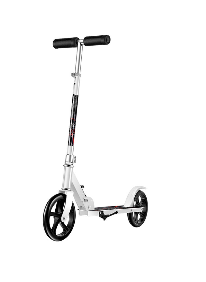 Kick Scooter for Ages 6+,Kid,Teens & Adults. Max Load 150kg 16cm Big Wheels for Kids, Teen and Adults, 3 Adjustable Levels