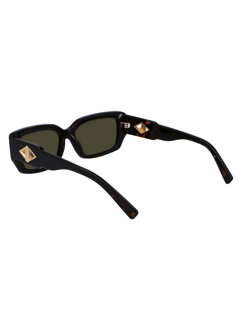 Women Sunglasses L6021S-214-5516 Havana