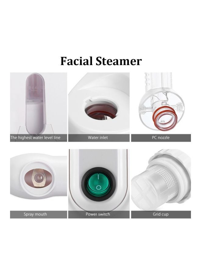 Skin Moisturizing Facial Steamer White