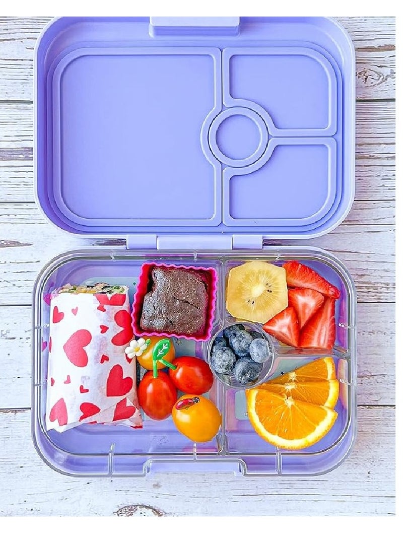 Yumbox Panino 4-Compartment Leakproof Bento Box Purple