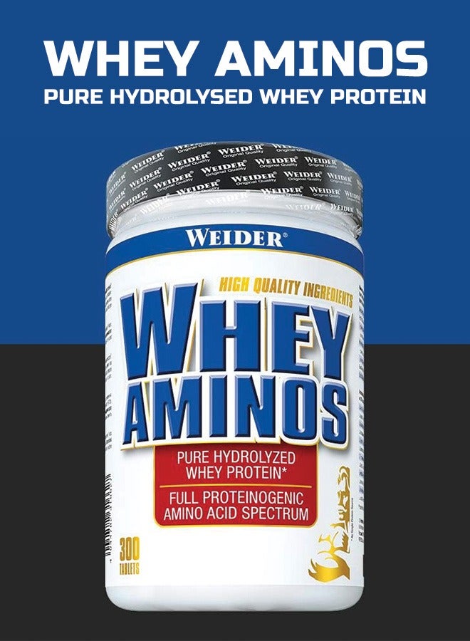 Whey Aminos - 300 Tablets, Essential Amino Acids Supplement