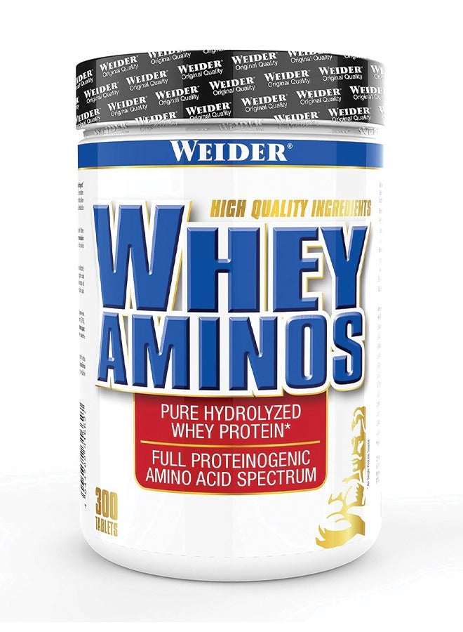 Whey Aminos - 300 Tablets, Essential Amino Acids Supplement