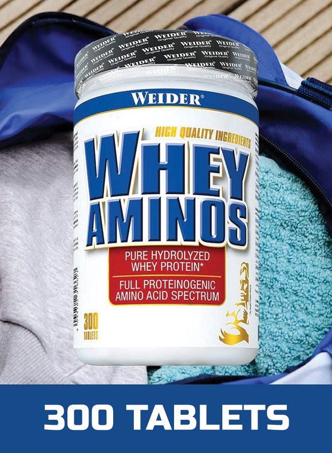 Whey Aminos - 300 Tablets, Essential Amino Acids Supplement