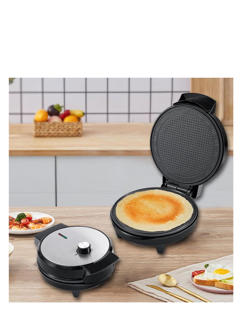 Electric Egg Roll Machine Waffle Cone Maker 750W Non Stick Ice Cream Cone Baking Iron Quick Heat Up Homemade Ice Cone and Crispy Egg Roll Machine Easy to Clean Dessert Maker for Kitchen