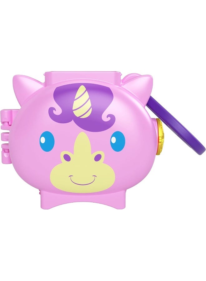 Polly Pocket Mini Pet World Unicorn Doll for Girls from 4 Years Old