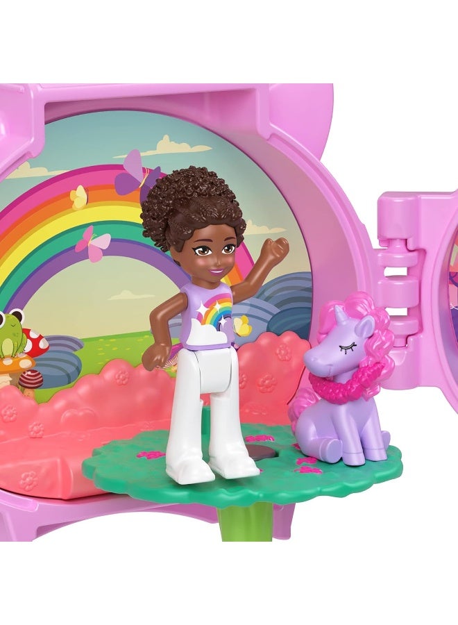 Polly Pocket Mini Pet World Unicorn Doll for Girls from 4 Years Old