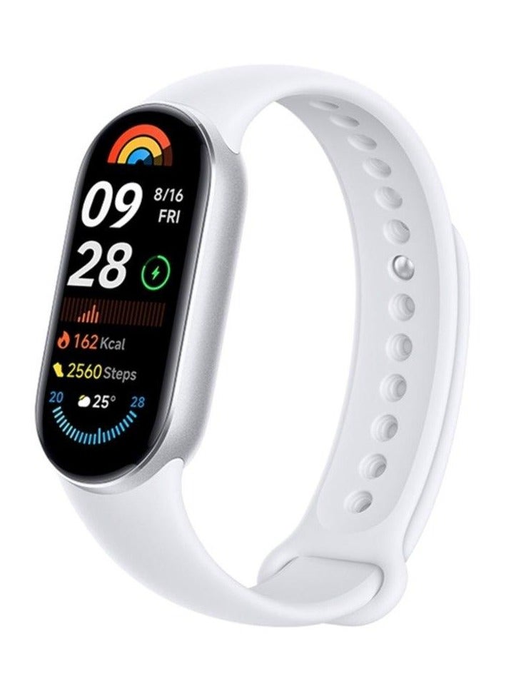 Smart Band 9 | 1.62'' AMOLED Display | Touchscreen, Multisport Tracker, Activity Tracker, Heart Rate Monitor | Upto 21 Days Battery Life Glacier Silver