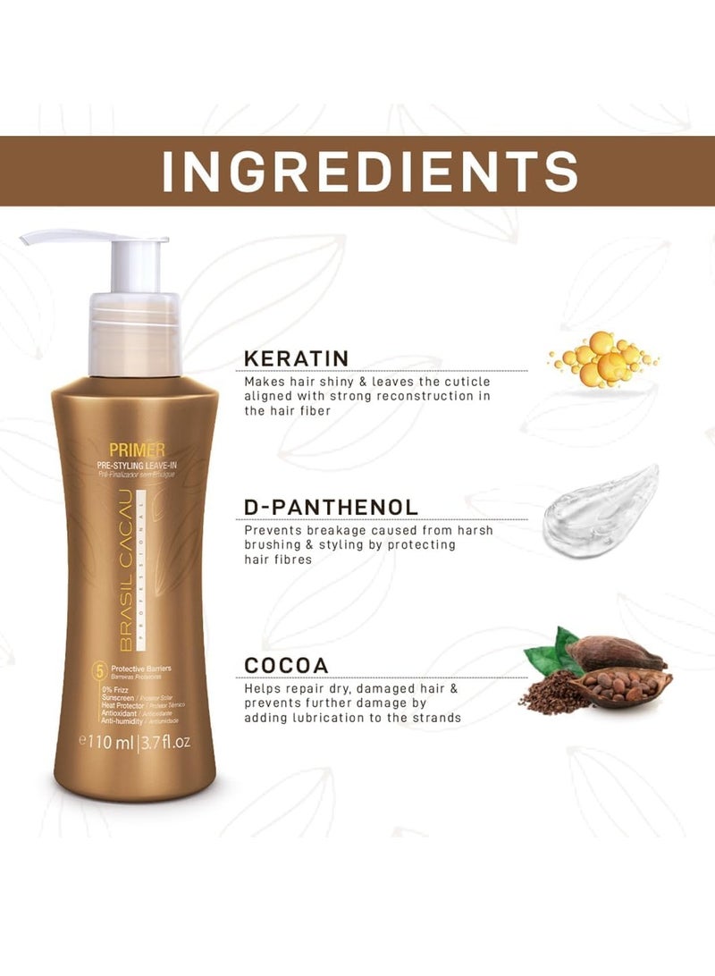 Brasil Cocoa Home Hair Care Set of 5 – Ultimate Anti-Frizz & Hydration Solution for Smooth, Shiny, and Healthy Hair