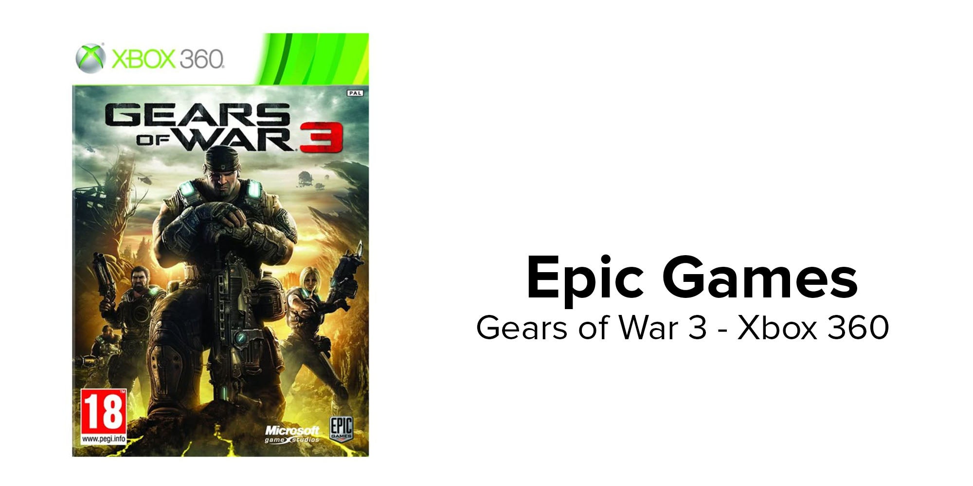 Gears Of War 3 (Intl Version) - Action & Shooter - Xbox 360