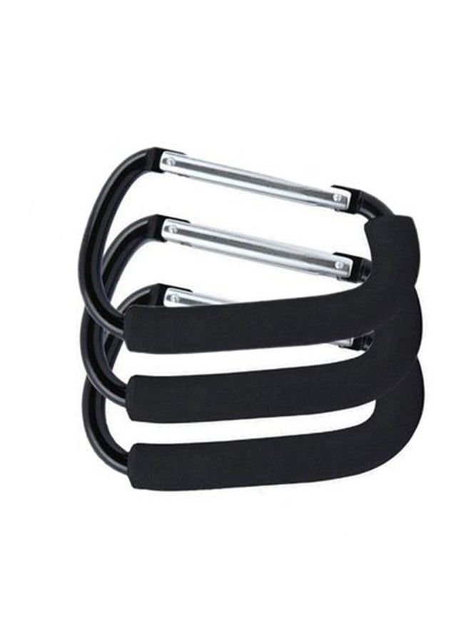 3-Piece Soft High-Strength Convenient Stroller Hook Hanger Organizer Set