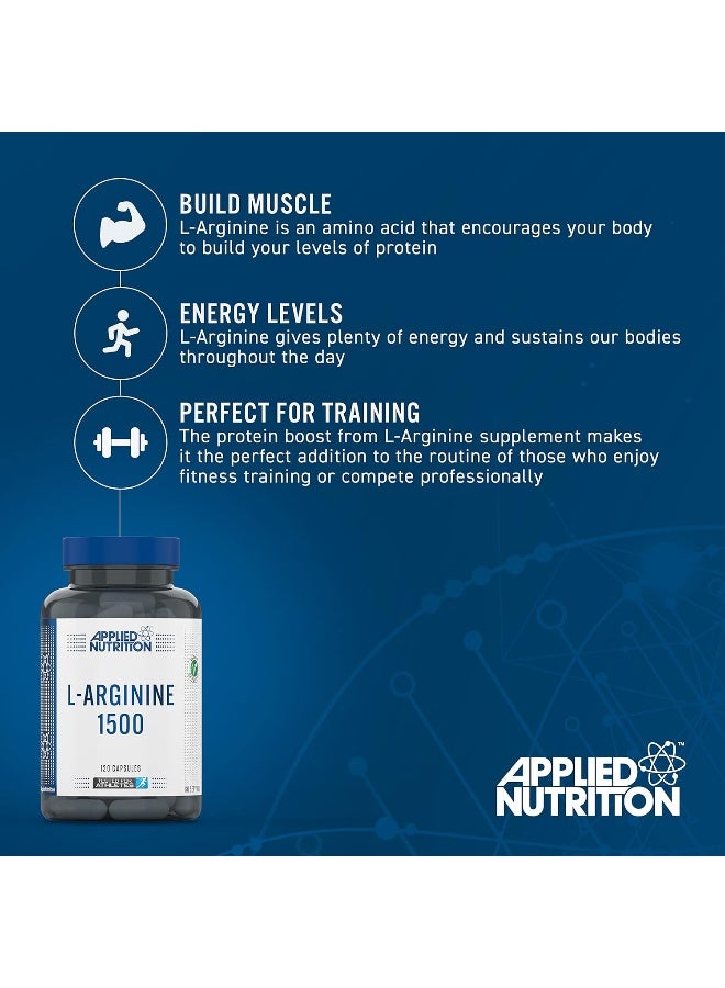 L-Arginine Capsules 1500Mg High Strength L Arginine Per Serving 60 Servings