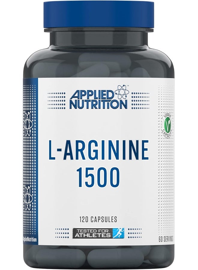 L-Arginine Capsules 1500Mg High Strength L Arginine Per Serving 60 Servings