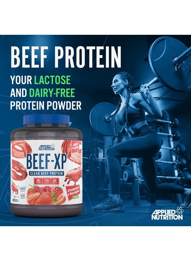 Beef Xp Clear Hydrolysed Beef Protein Isolate Fruit Juice Style Dairy Free Fat 1.8Kg 60 Servings Orange And Mango