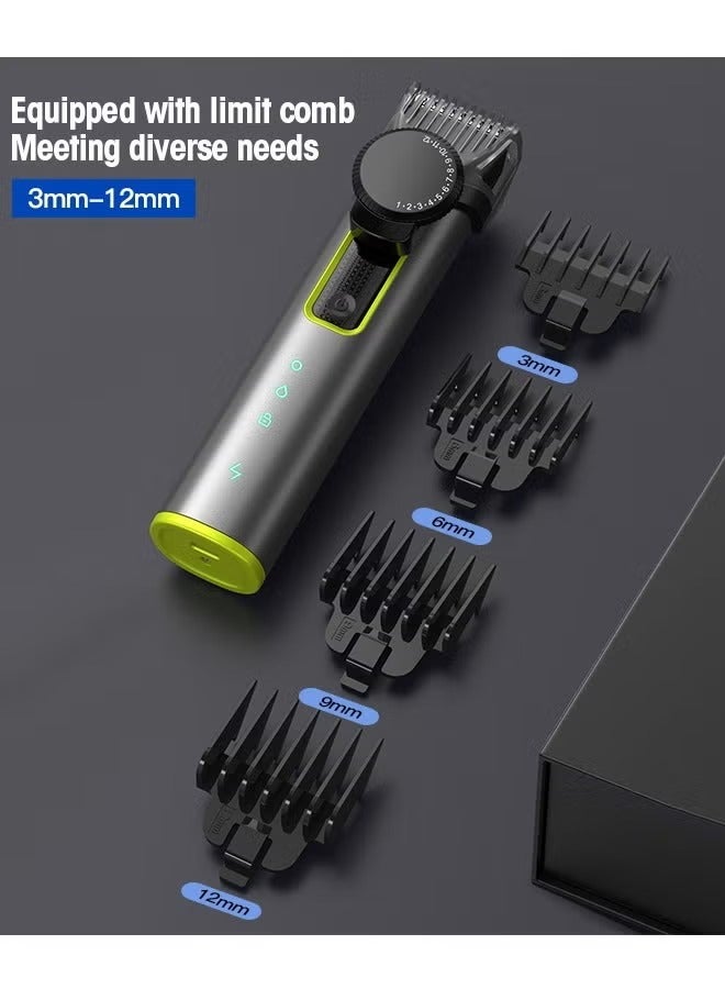 Men's Multifunctional Hair Clipper 4 in 1 Shaver Nose Hair Trimmer Set