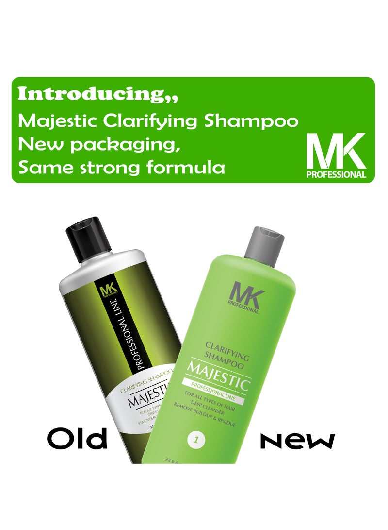 Majestic Keratin Clarifying All Hairs Shampoo for Women, 1000 ml