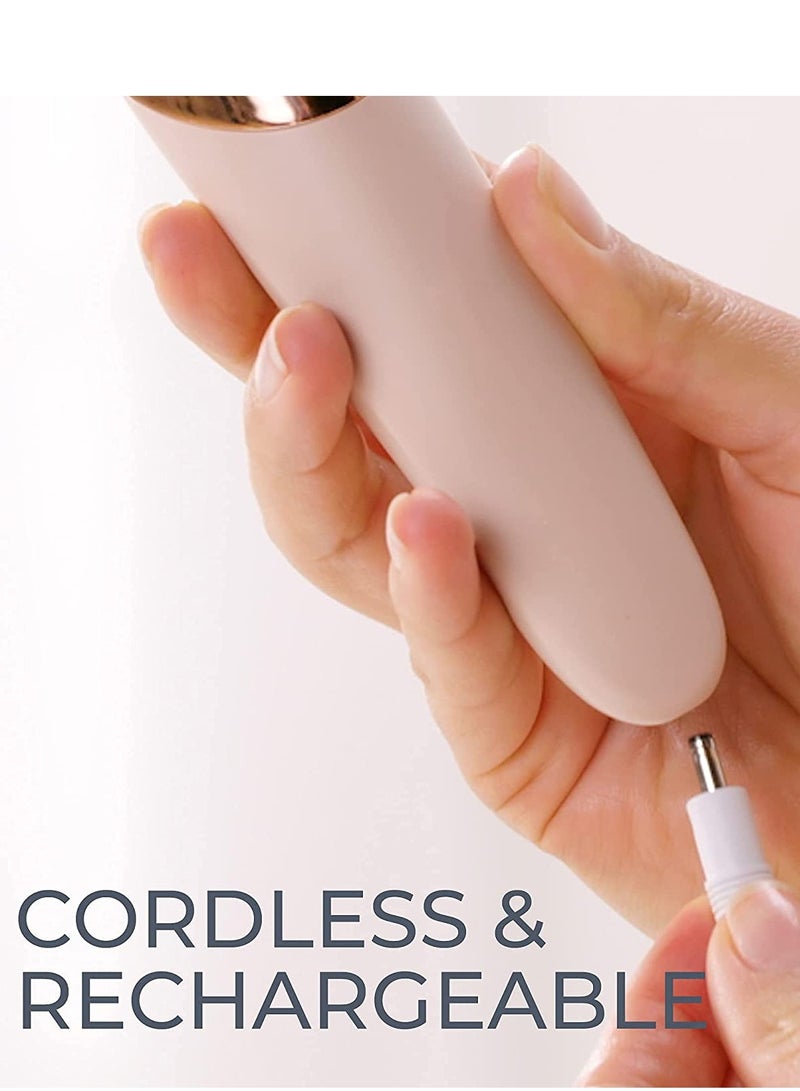 KASTWAVE Finishing Touch Flawless Electronic Tool File and Callus Remover with 2 Roller Heads, Pedicure, Professional Feet Care, Hard Cracked Dry Skin and Calluses, Water Resistant