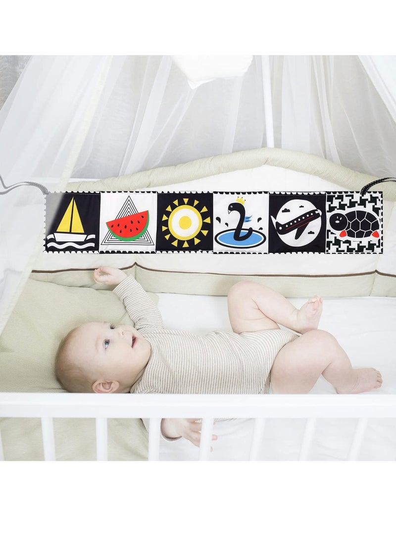 Black and White Cloth Books   High Contrast Baby Cloth Book for Early Education, Infant Tummy time Mat, Three Dimensional Can Bitten and Tear Not Rotten Paper 0 3 Y Baby Toys snake