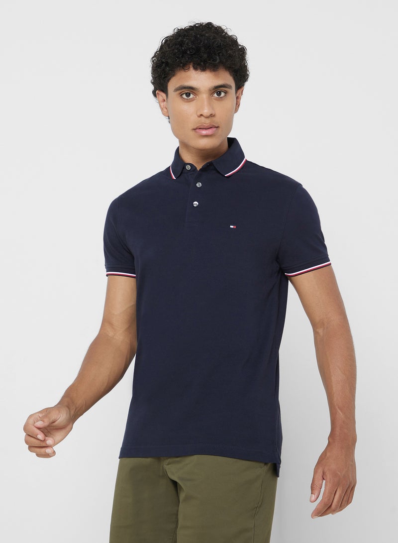 1985 Tipped Slim Fit Polo