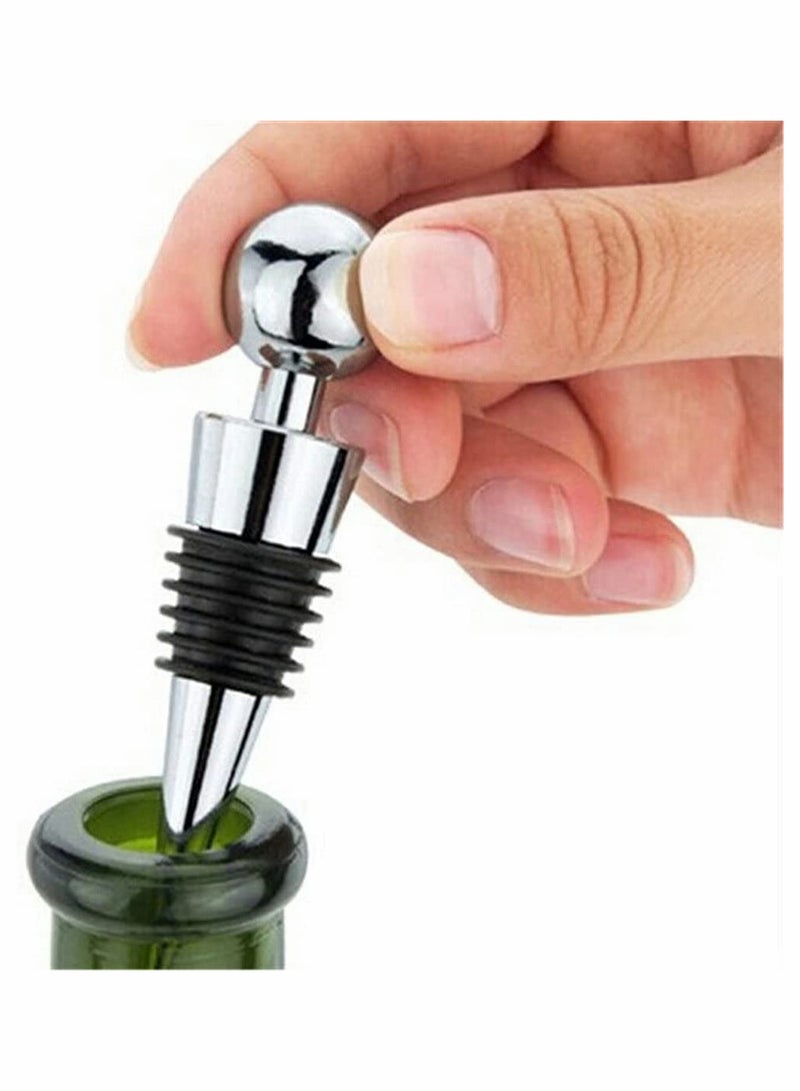 Upgrade Wing Corkscrew Opener with Stopper, Waiters Corkscrew Cork And Cap Bottles Opener Remover, All Holiday Gift Choice