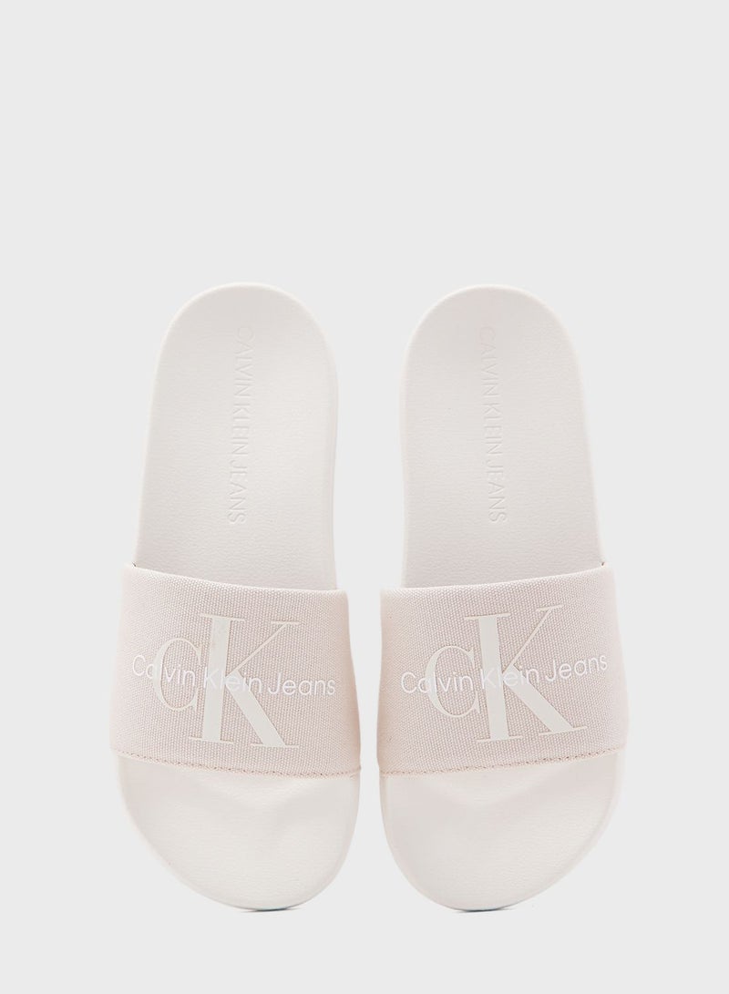 Monogram Flip Flops