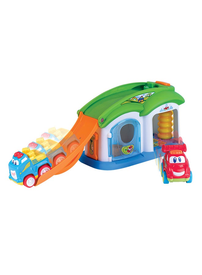 Little Learners Vroom Vroom Charge Station - Pretend Play Car Wash Toy