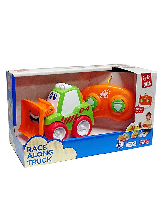Race Along Truck - Remote Control Vehicle With Detachable Cords, Chunky Remote For Small Hands, 4 Styles Assorted, 12m+