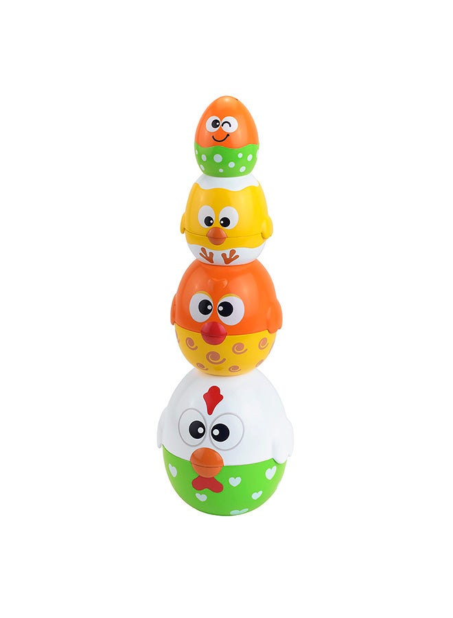Little Learner Chicken N’ Egg Stackers: Colorful Stacking Cups For Toddlers