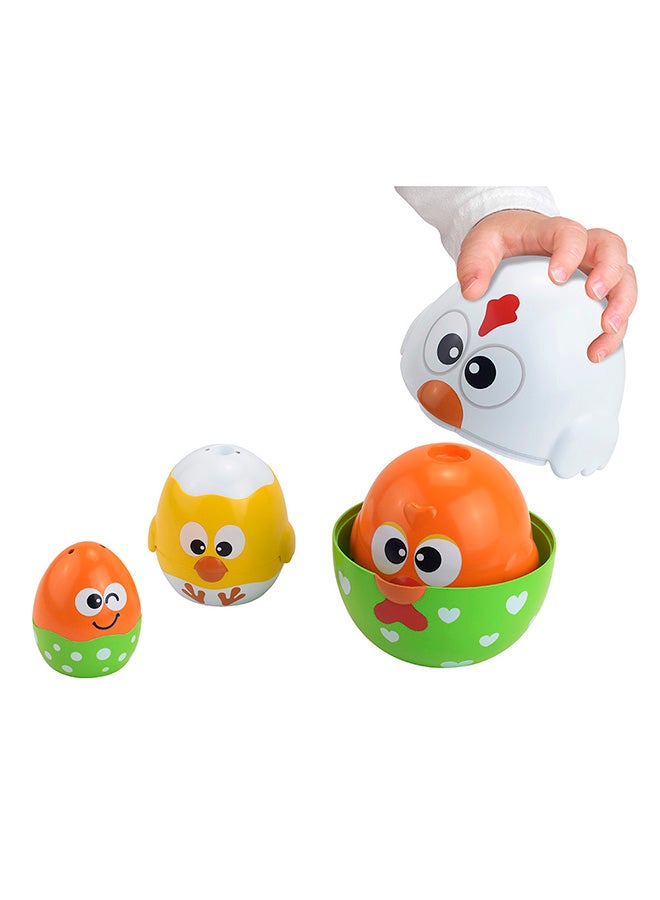 Little Learner Chicken N’ Egg Stackers: Colorful Stacking Cups For Toddlers