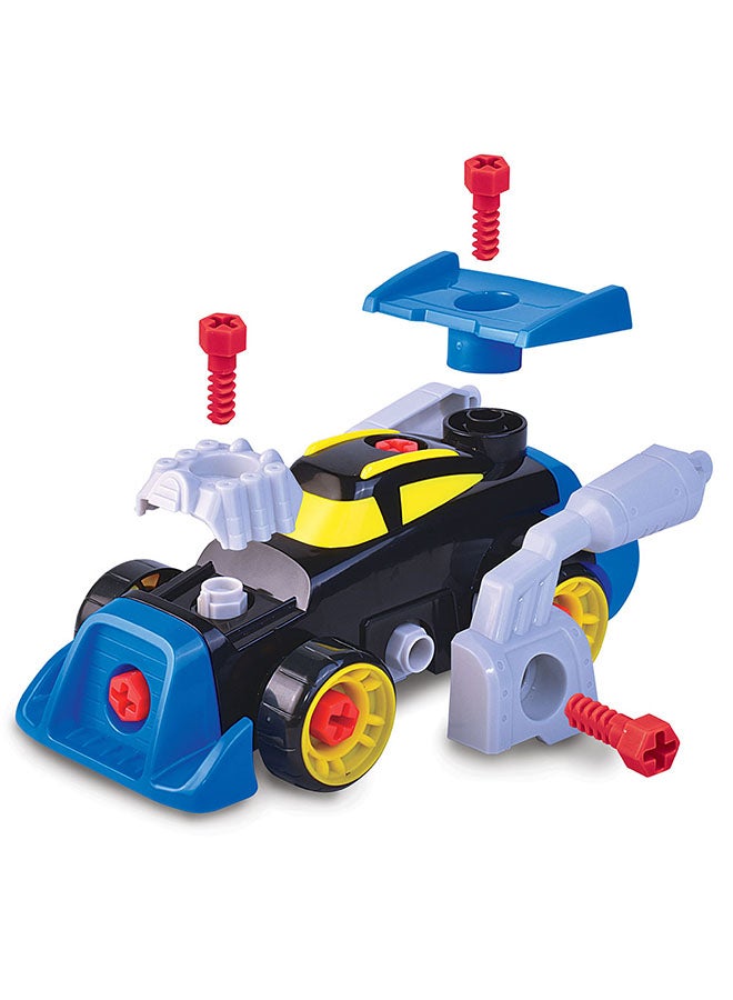Little Learners Create A Racer - Take Apart And Build Again Toy, Battery Operated Power Drill, Develops Coordination And Puzzle Solving, 3y+