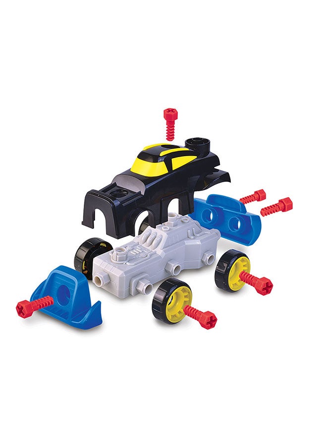 Little Learners Create A Racer - Take Apart And Build Again Toy, Battery Operated Power Drill, Develops Coordination And Puzzle Solving, 3y+