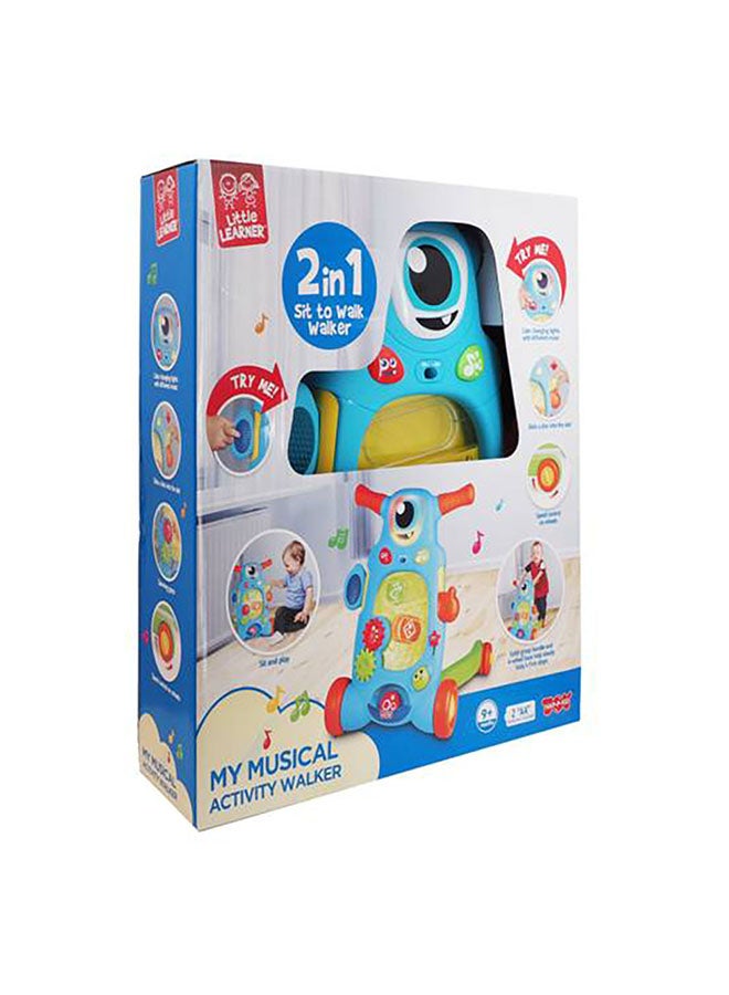 Little Learners My Musical Activity Walker - Interactive Baby Walker Toy