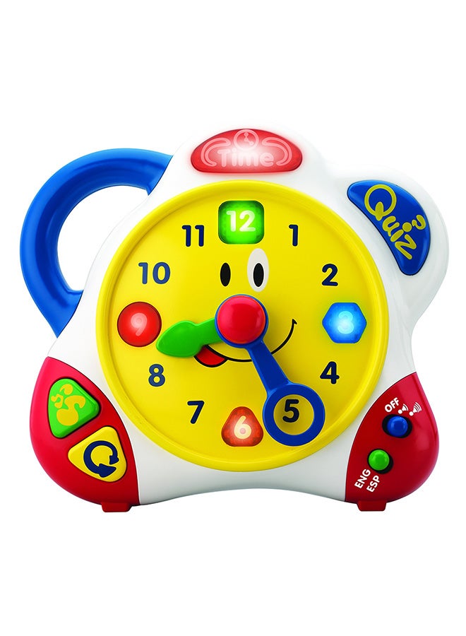 Little Learners Bilingual Learning Clock - Interactive Electronic Toy