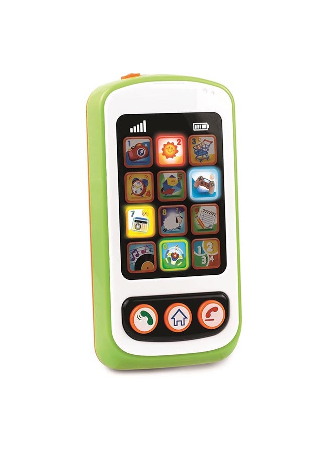 Little Learners My First Touch Phone - Interactive Touch Sensor, Songs And Phrases, Pretend Play, 12m+