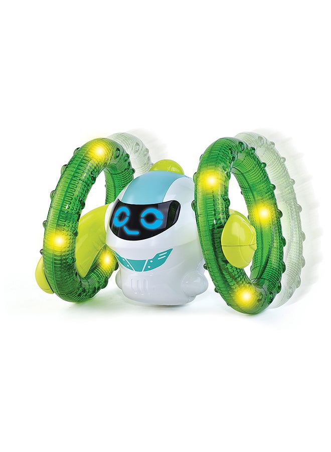 Little Learners Roll 'n Glow Robot - Motorized Rolling Baby Toy