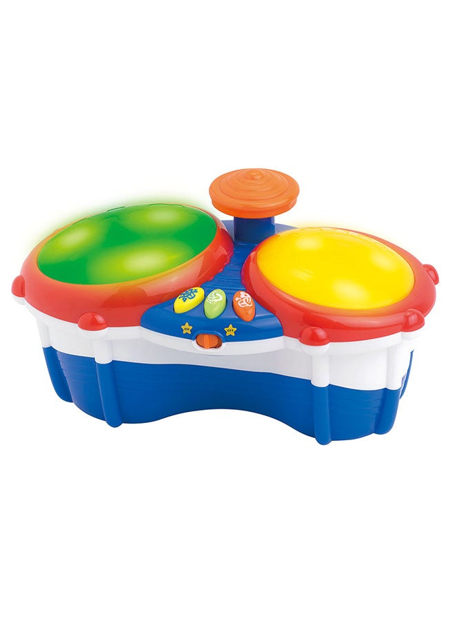 Little Learner My First Bongos Drum - Interactive Musical Toy For Toddlers