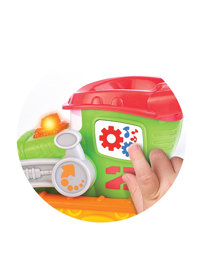 Little Learners Ball Tumblin' Shovel Truck - Electronic Lights And Sounds, Load And Scoop Action, 2 Balls Included, 12m+