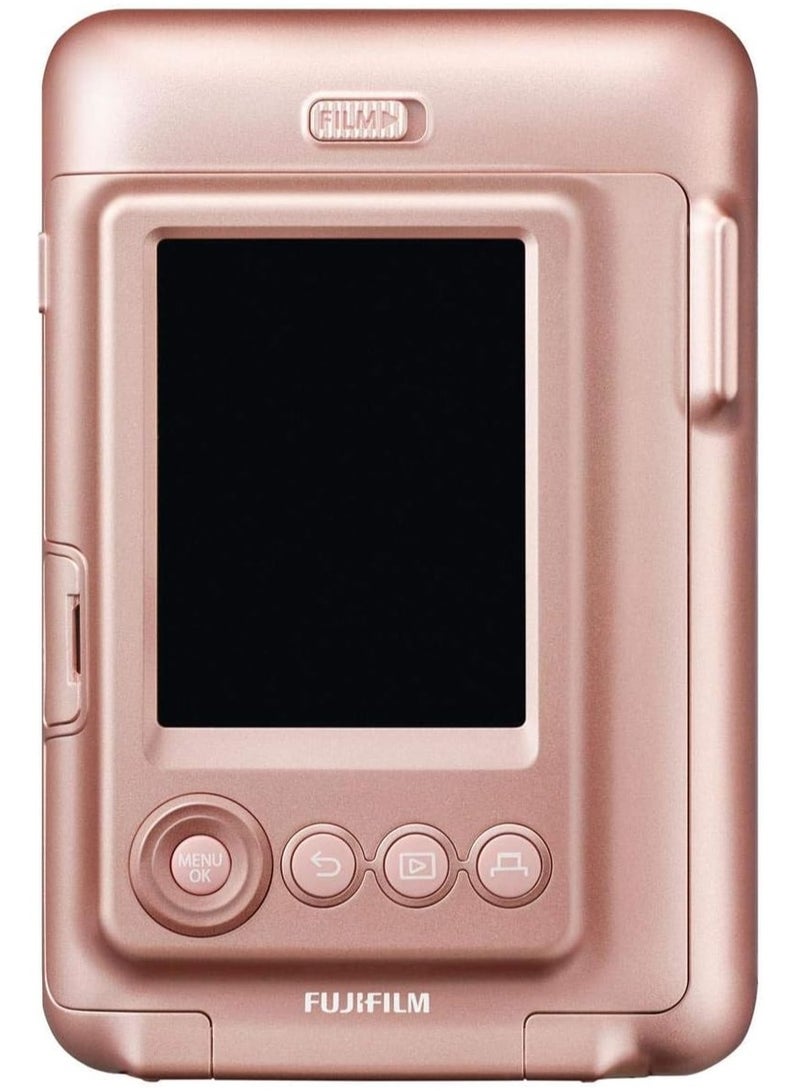 Fujifilm Instax Mini Liplay Hybrid Instant Camera - Blush Gold