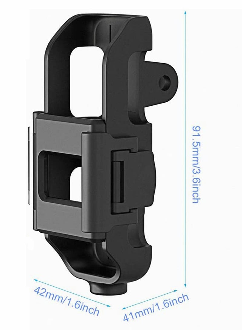 Action Mount for DJI Osmo Pocket, Tripod and Action GoPro Mount Stand Bracket, Tripod Mount Accessories Expansion Protective Frame with Quick Release Design for DJI Pocket 2, for Action Cam Mount