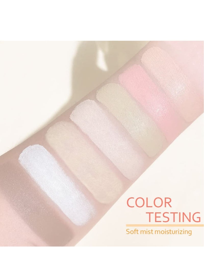 7 Color Correcting Concealer Contour Makeup Palette, Professional Corrector Palette for Conceal Trouble Spots Dullness Dark Circles Correct Discolorations Camouflage Imperfections Covers Redness